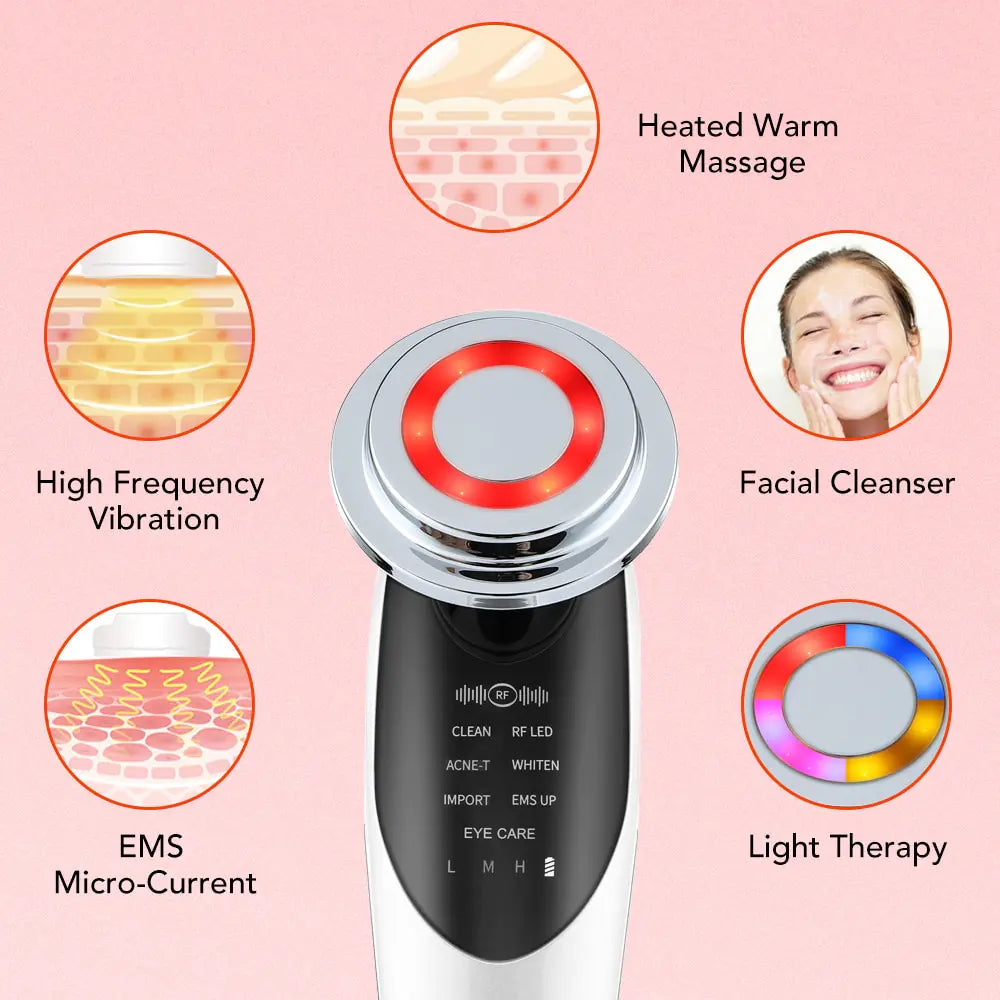 Glow & Cleanse LED Facial and Neck Massager